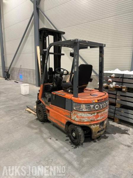 1995 Toyota 7FBMF Elektrisk motvektstruck, 6197 timer - Вантажно-розвантажувальна техніка: фото 3 1995 Toyota 7FBMF Elektrisk motvektstruck, 6197 timer - Вантажно-розвантажувальна техніка: фото 3