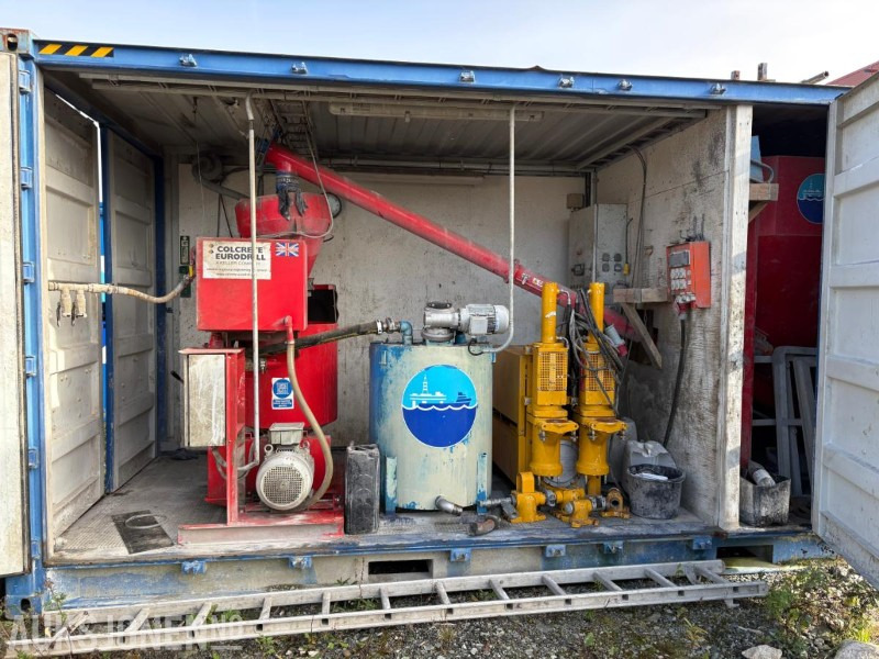 Komplett grout/gyse og blandesystem montert i fot container - Будівельне обладнання: фото 1 Komplett grout/gyse og blandesystem montert i fot container - Будівельне обладнання: фото 1