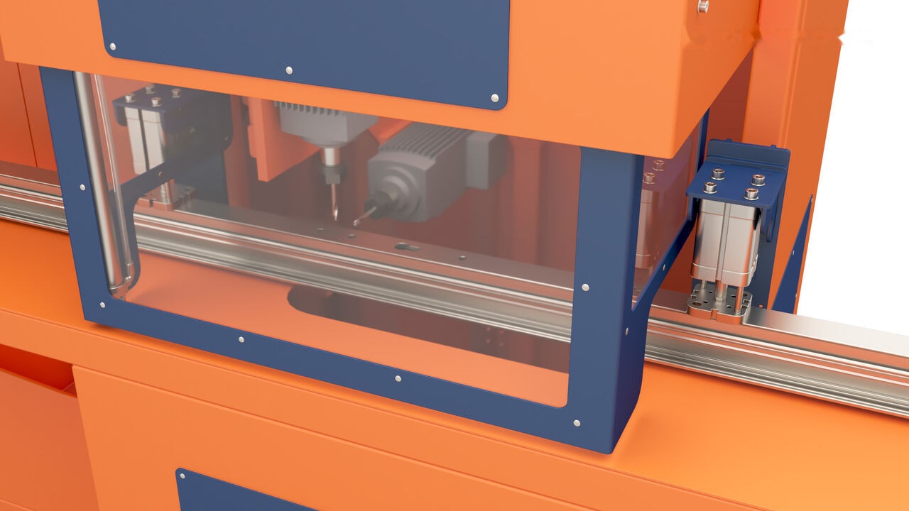 Wise Service Center for automatic milling of aluminum profiles WS710 - Верстат: фото 3 Wise Service Center for automatic milling of aluminum profiles WS710 - Верстат: фото 3