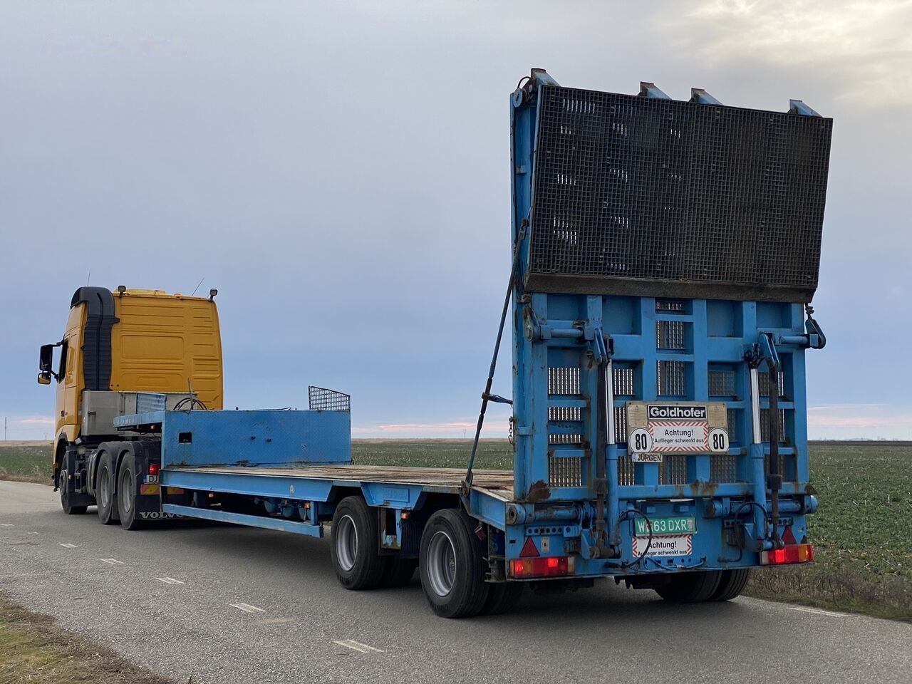Низькорамна платформа напівпричіп Goldhofer GOLDHOFFER STZ - L2 - 23/80 Trailer Agabaritic 2 VIRATOARE : 2 S: фото 10