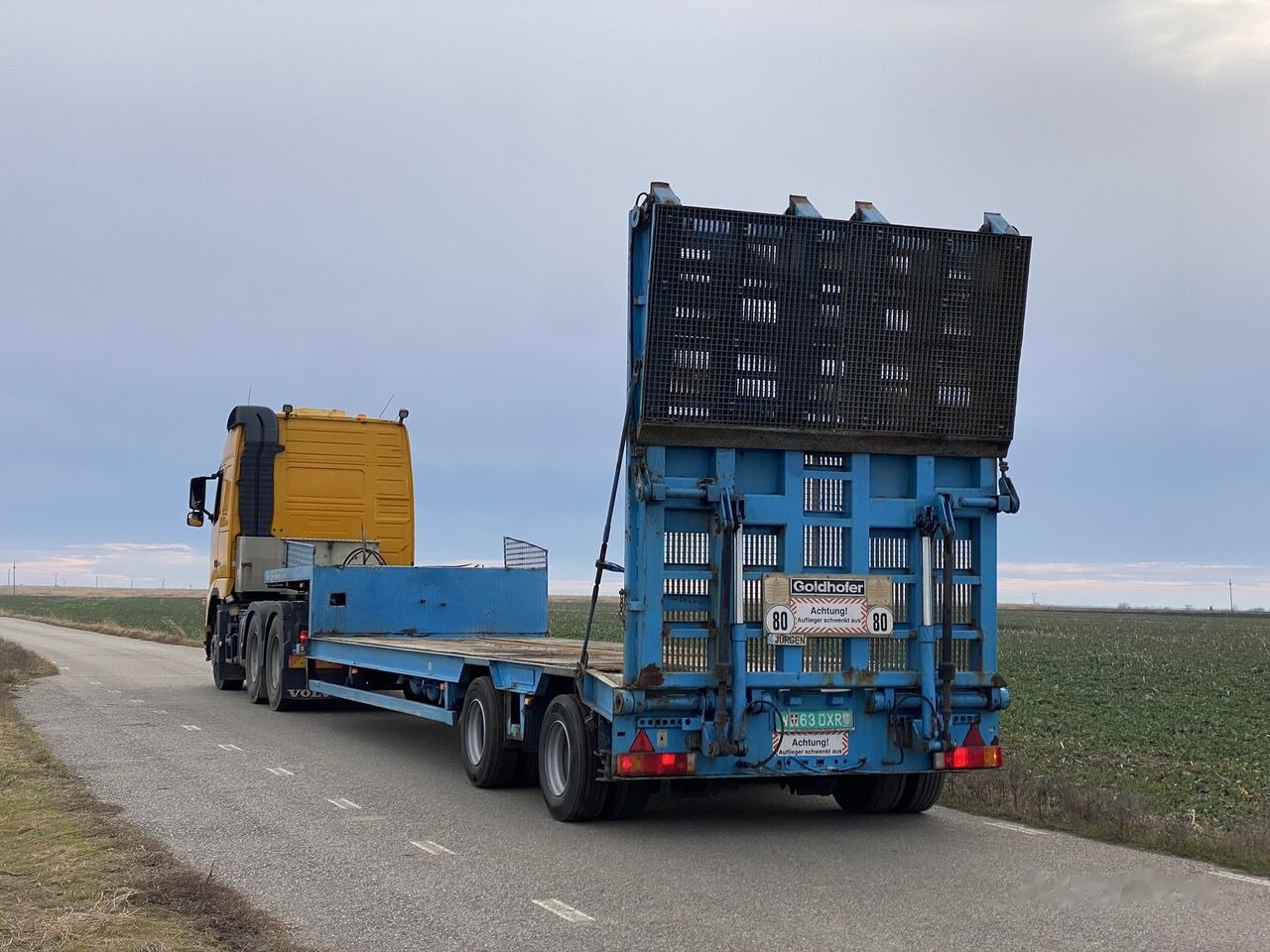 Низькорамна платформа напівпричіп Goldhofer GOLDHOFFER STZ - L2 - 23/80 Trailer Agabaritic 2 VIRATOARE : 2 S: фото 11