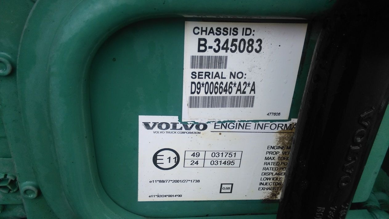 Volvo D9A 340 Volvo FM, PENTA - Двигун в категорії Вантажівки: фото 2 Volvo D9A 340 Volvo FM, PENTA - Двигун в категорії Вантажівки: фото 2