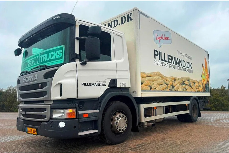 Scania P230 inkl. lift with remote control. - Вантажівка з закритим кузовом: фото 1 Scania P230 inkl. lift with remote control. - Вантажівка з закритим кузовом: фото 1