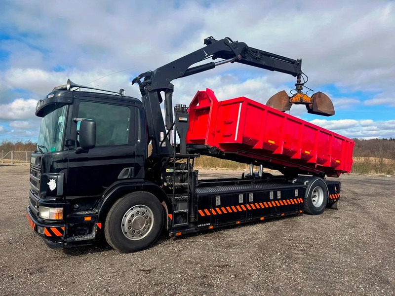 Scania P94-260 Palfinger crane PK 15002. rotor and hydr. for grabbe. - Тросовий мультиліфт: фото 1 Scania P94-260 Palfinger crane PK 15002. rotor and hydr. for grabbe. - Тросовий мультиліфт: фото 1