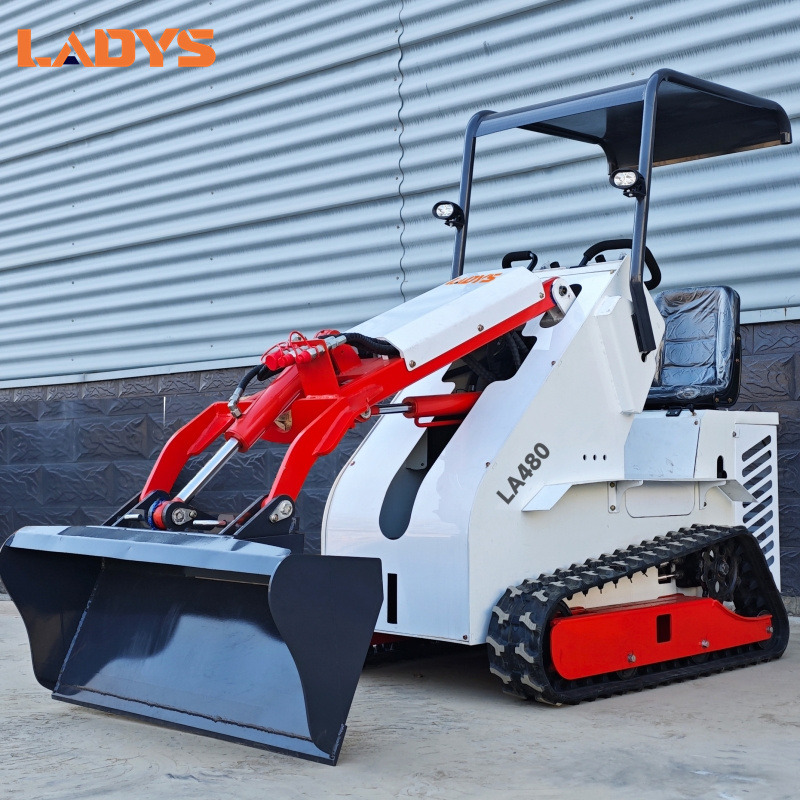 LADYS Free Shipping Mini Skid Steer Loader Compact Track Electric/Diesel Chinese Mini Skid Steer Loader For Sale With Mini Skid Steer Attachments 4 In 1 Bucket в лізинг LADYS Free Shipping Mini Skid Steer Loader Compact Track Electric/Diesel Chinese Mini Skid Steer Loader For Sale With Mini Skid Steer Attachments 4 In 1 Bucket: фото 6