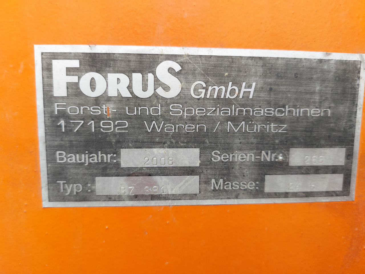 Дробарка для лісництва FORUS BZ381: фото 12