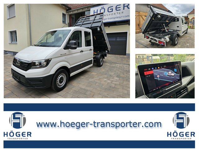 MAN TGE 3.140 Doka L3 Dreiseitenkipper Facelift - Малотоннажний самоскид, Вантажопасажирський фургон: фото 1 MAN TGE 3.140 Doka L3 Dreiseitenkipper Facelift - Малотоннажний самоскид, Вантажопасажирський фургон: фото 1