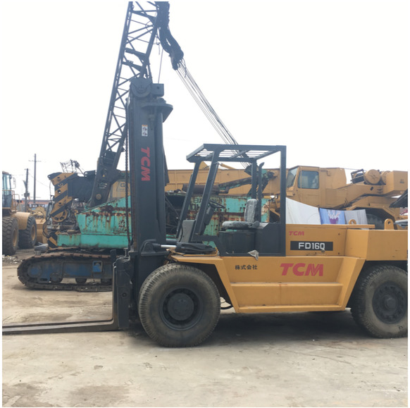 Second Hand TCM FD160 diesel fork lift with Good condition and high performance for sale in shanghai - Дизельний навантажувач: фото 1 Second Hand TCM FD160 diesel fork lift with Good condition and high performance for sale in shanghai - Дизельний навантажувач: фото 1