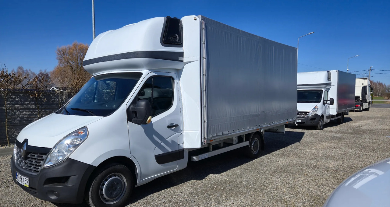 Renault Master 2x +zabudowa 12 palet-reg wysokości Spanie XXL - Тентований фургон: фото 2 Renault Master 2x +zabudowa 12 palet-reg wysokości Spanie XXL - Тентований фургон: фото 2