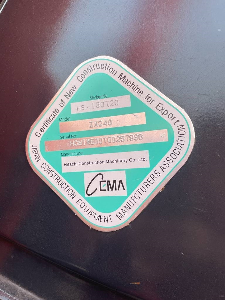 Гусеничний екскаватор Hitachi ZX 240: фото 12