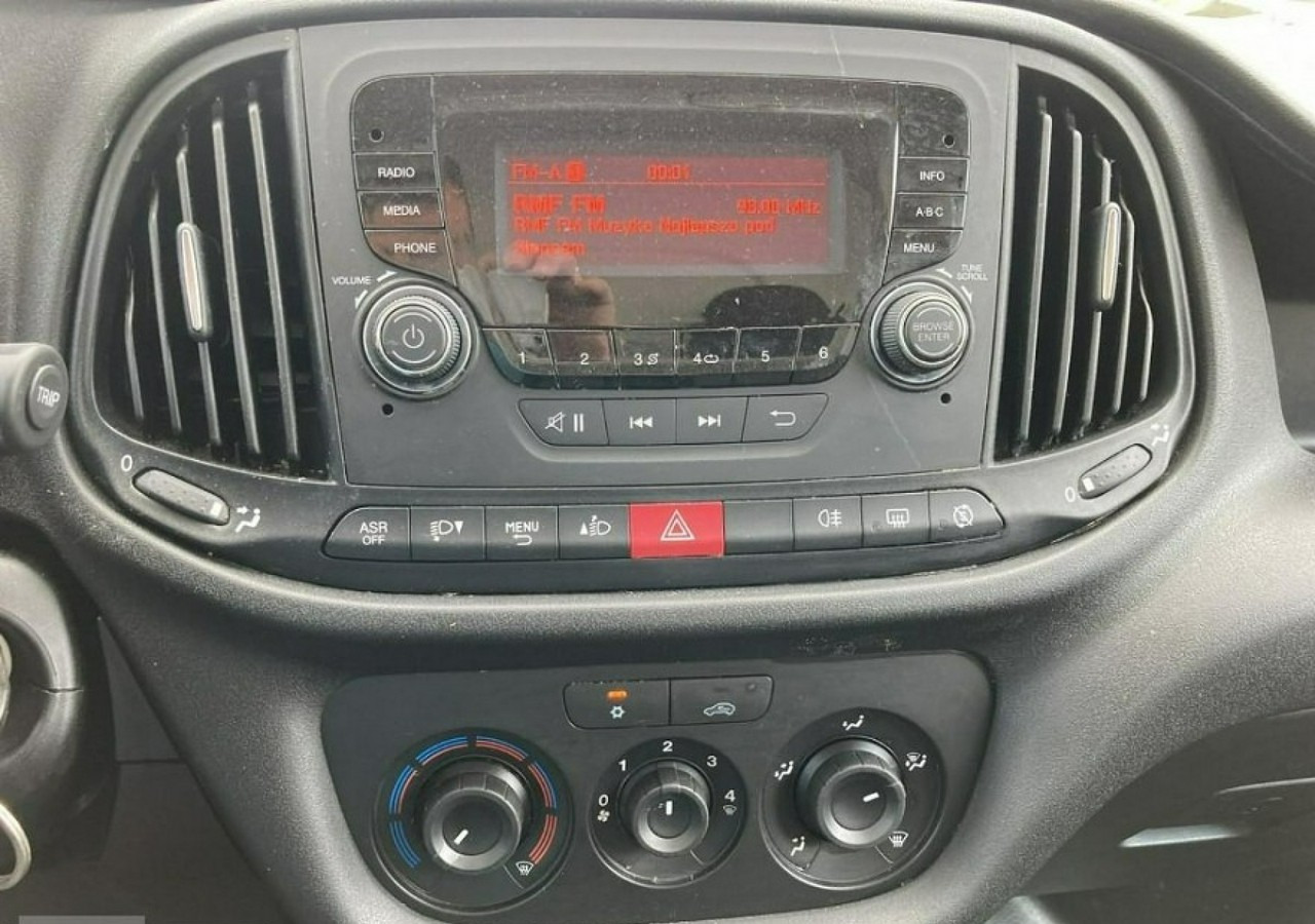 Суцільнометалевий фургон Fiat Doblo Fiat Doblo MAXI 1,6 jtd ECO Flex 105KM Klima 2021 Salon PL: фото 9