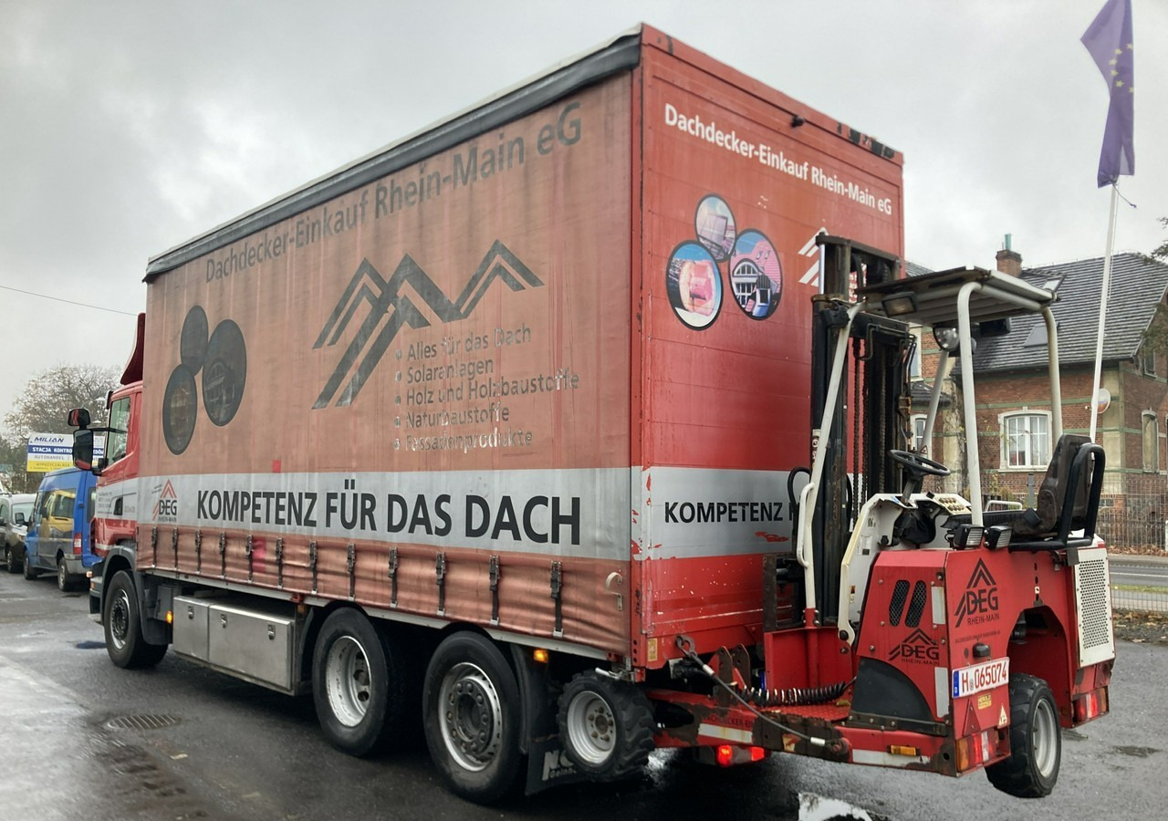 Inna Inny Scania G320 Wózek PALFINGER Firanka Plandeka plandeka Moffett - Тентована вантажівка: фото 5 Inna Inny Scania G320 Wózek PALFINGER Firanka Plandeka plandeka Moffett - Тентована вантажівка: фото 5