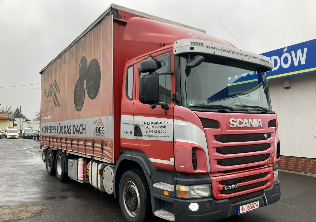 Inna Inny Scania G320 Wózek PALFINGER Firanka Plandeka plandeka Moffett - Тентована вантажівка: фото 1 Inna Inny Scania G320 Wózek PALFINGER Firanka Plandeka plandeka Moffett - Тентована вантажівка: фото 1