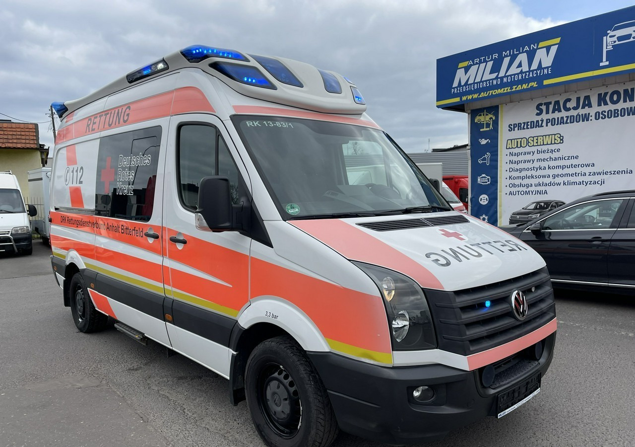 Volkswagen Crafter Crafter 2.0-163KM Karetka Ambulans Wyposażony Model 2016 - Карета швидкої допомоги: фото 1 Volkswagen Crafter Crafter 2.0-163KM Karetka Ambulans Wyposażony Model 2016 - Карета швидкої допомоги: фото 1