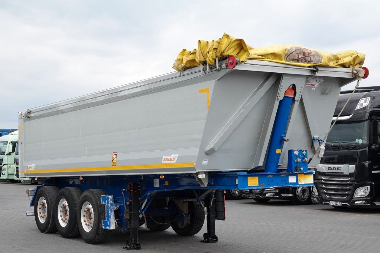 Benalu WYWROTKA / 26 m3 / ALUMINIOWA / OŚ PODNOSZONA / - Самоскид напівпричіп: фото 1 Benalu WYWROTKA / 26 m3 / ALUMINIOWA / OŚ PODNOSZONA / - Самоскид напівпричіп: фото 1