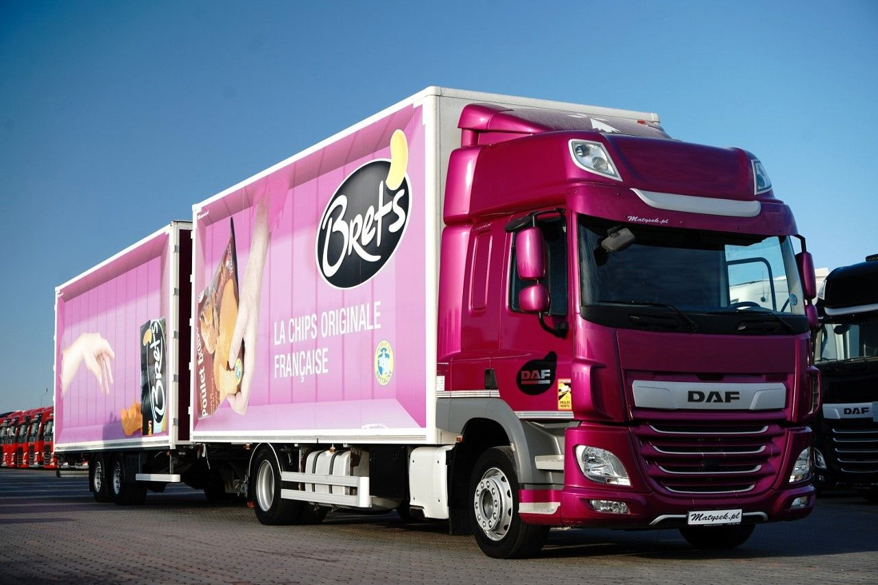 DAF CF 450 / ZESTAW TANDEM / KONTENER / 120 M3 / PR - Вантажівка з закритим кузовом: фото 4 DAF CF 450 / ZESTAW TANDEM / KONTENER / 120 M3 / PR - Вантажівка з закритим кузовом: фото 4