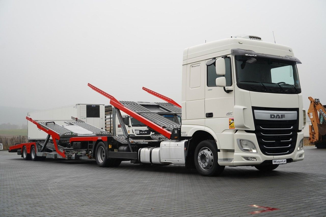 DAF XF 480 / LORA / LOHR / 16,5 M / 4 DOSTAWCZAKI / - Автовоз вантажівка: фото 5 DAF XF 480 / LORA / LOHR / 16,5 M / 4 DOSTAWCZAKI / - Автовоз вантажівка: фото 5