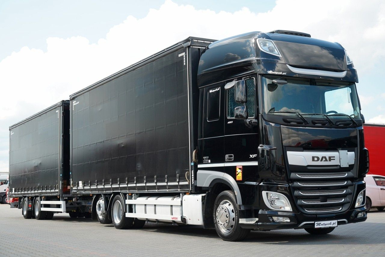 DAF XF 480 / ZESTAW TANDEM / 120 M3 / PRZEJAZDOWY / - Тентована вантажівка: фото 4 DAF XF 480 / ZESTAW TANDEM / 120 M3 / PRZEJAZDOWY / - Тентована вантажівка: фото 4