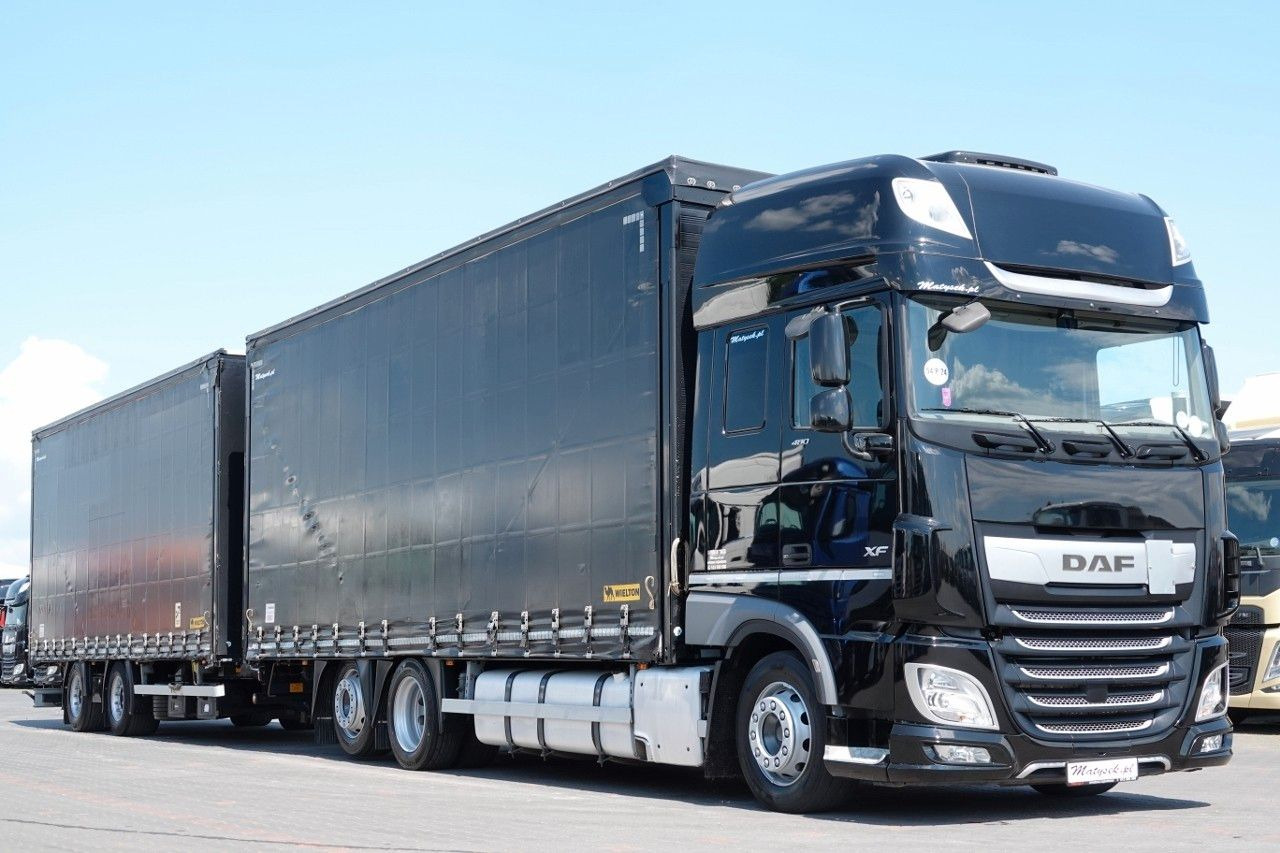 DAF XF 480 / ZESTAW TANDEM / 120 M3 / PRZEJAZDOWY / - Тентована вантажівка: фото 1 DAF XF 480 / ZESTAW TANDEM / 120 M3 / PRZEJAZDOWY / - Тентована вантажівка: фото 1