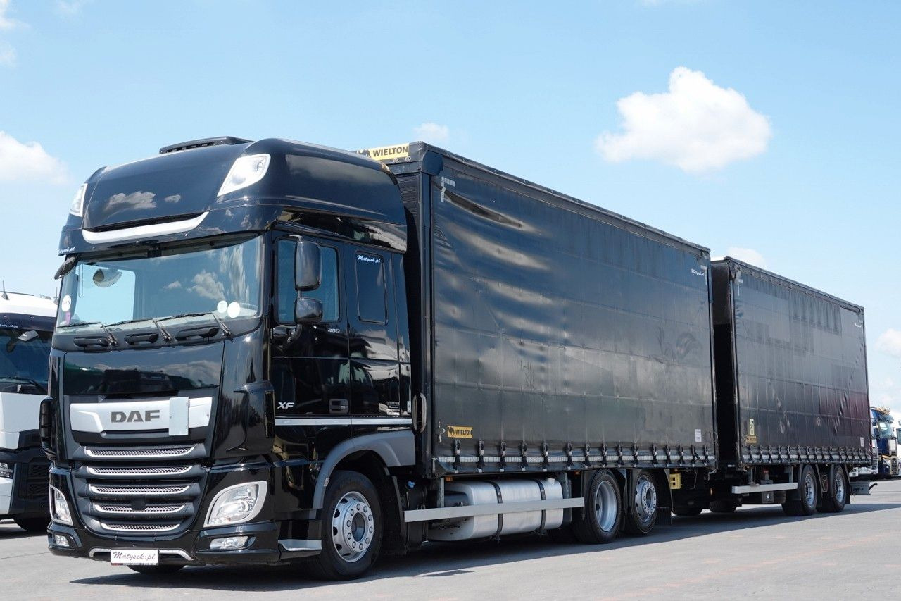 DAF XF 480 / ZESTAW TANDEM / 120 M3 / PRZEJAZDOWY / - Тентована вантажівка: фото 2 DAF XF 480 / ZESTAW TANDEM / 120 M3 / PRZEJAZDOWY / - Тентована вантажівка: фото 2