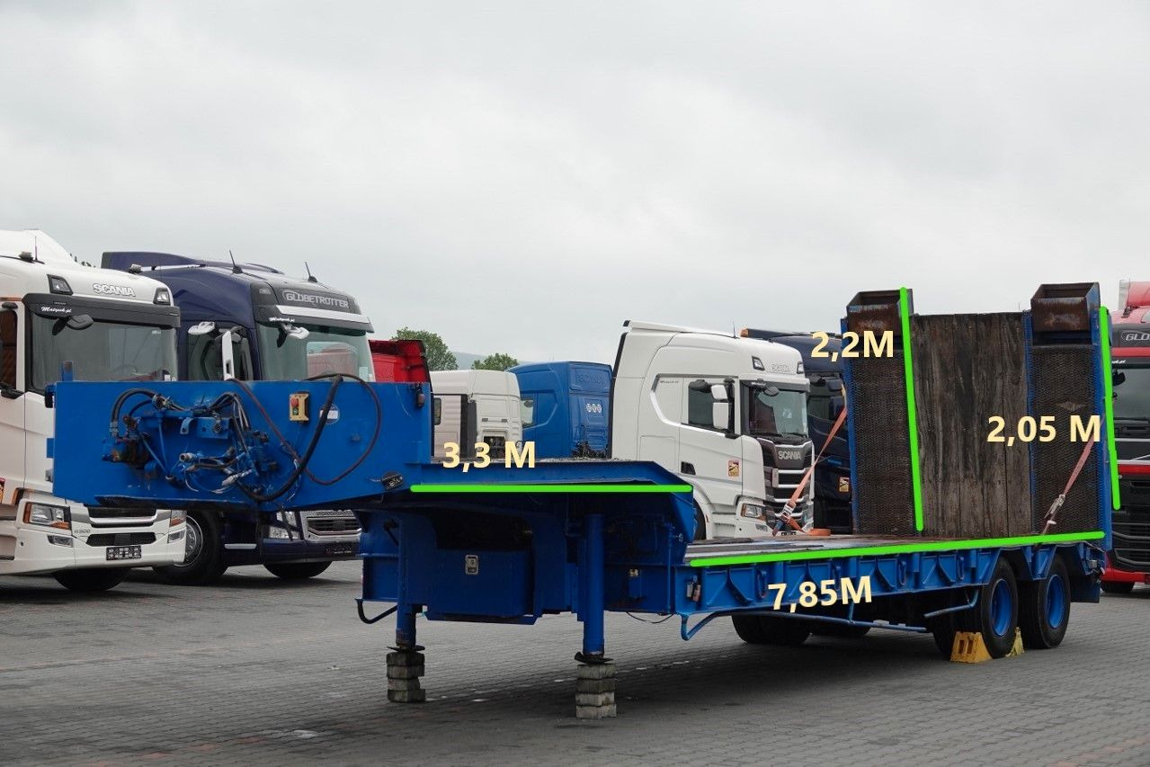 Kaiser LAWETA NISKOPODWOZIOWA / NAJAZDY HYDRAULICZNE / - Низькорамна платформа напівпричіп: фото 2 Kaiser LAWETA NISKOPODWOZIOWA / NAJAZDY HYDRAULICZNE / - Низькорамна платформа напівпричіп: фото 2