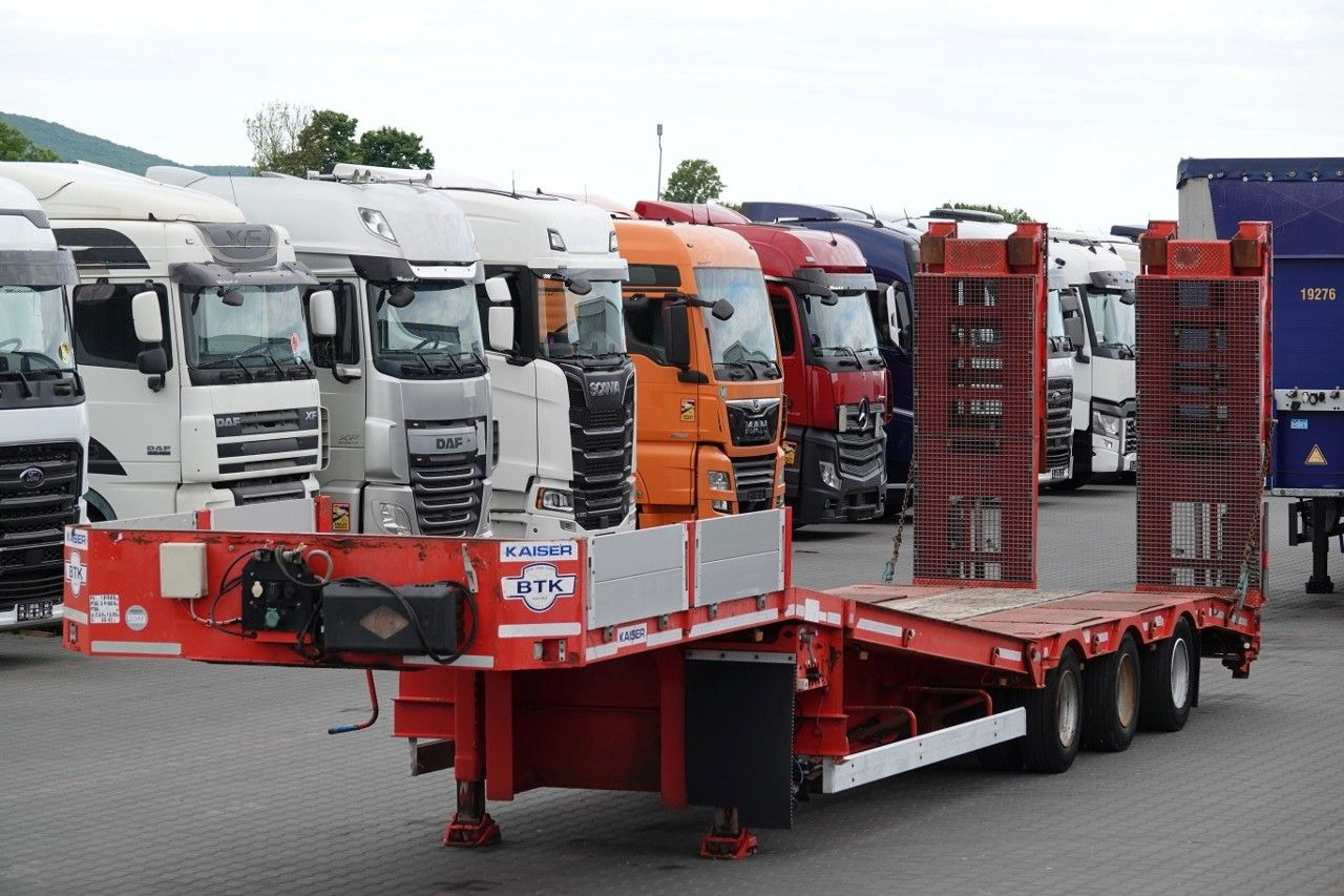 Kaiser S450 / NACZEPA LAWETA / NISKOPODWOZIE / PODEST H - Низькорамна платформа напівпричіп: фото 1 Kaiser S450 / NACZEPA LAWETA / NISKOPODWOZIE / PODEST H - Низькорамна платформа напівпричіп: фото 1