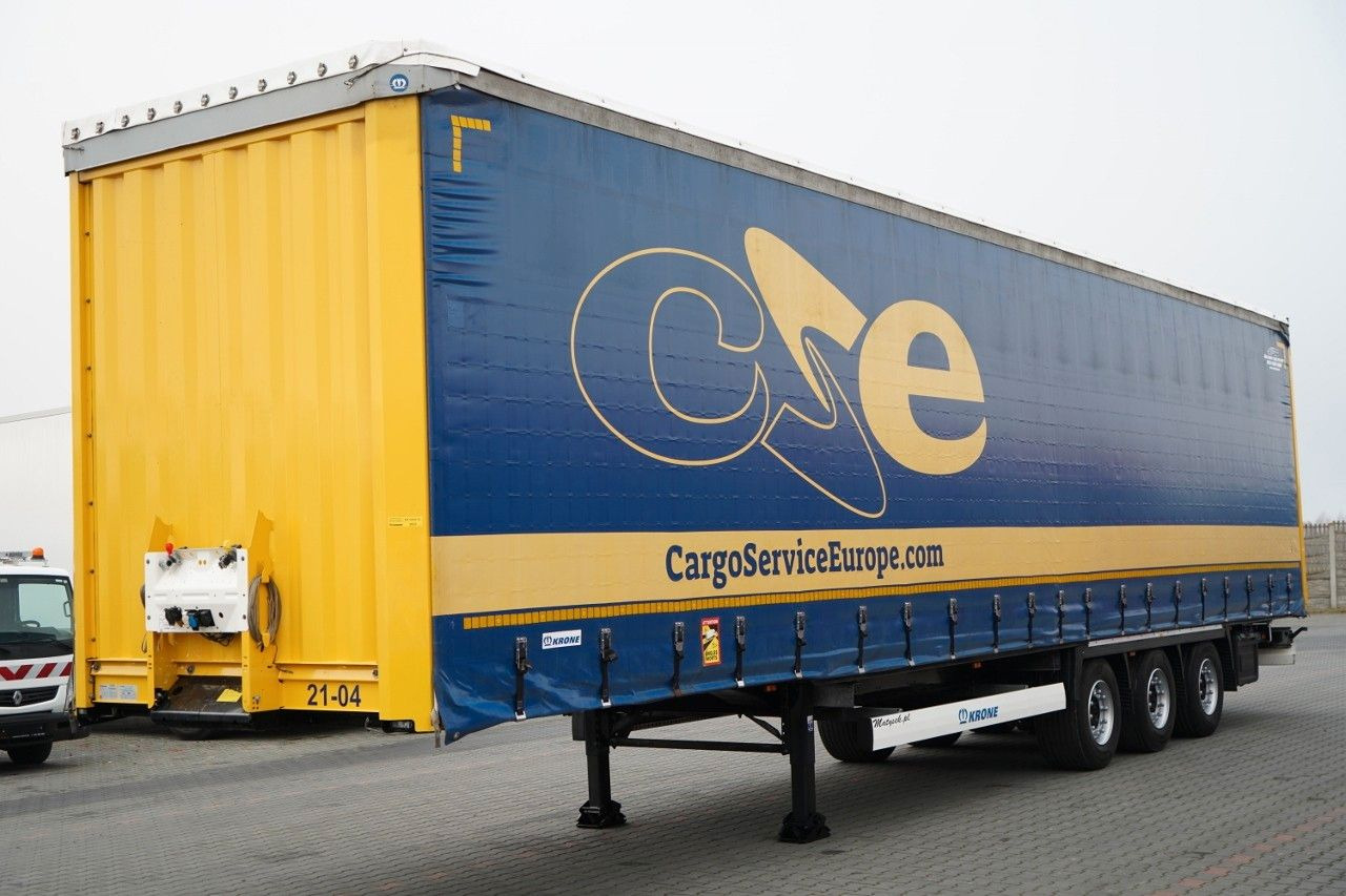 Krone FIRANKA / MEGA / DACH PODNOSZONY / LOW DECK / - Тентований напівпричіп: фото 1 Krone FIRANKA / MEGA / DACH PODNOSZONY / LOW DECK / - Тентований напівпричіп: фото 1