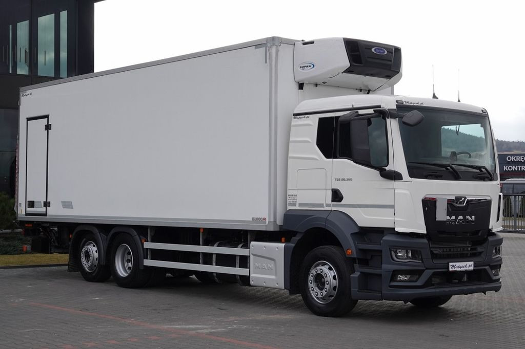 MAN TGS 26.360 / 6x2 / CHŁODNIA -8,2 M / SUPRA 850MT MAN TGS 26.360 / 6x2 / CHŁODNIA -8,2 M / SUPRA 850MT - Рефрижератор вантажівка: фото 1 MAN TGS 26.360 / 6x2 / CHŁODNIA -8,2 M / SUPRA 850MT MAN TGS 26.360 / 6x2 / CHŁODNIA -8,2 M / SUPRA 850MT - Рефрижератор вантажівка: фото 1