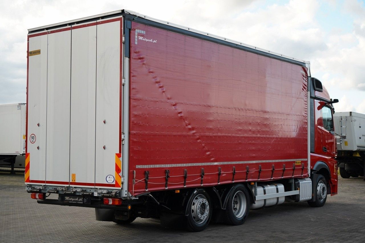 Mercedes-Benz ACTROS 2545 / SOLÓWKA / 6x2 / OŚ PODNOSZONA / B - Тентована вантажівка: фото 4 Mercedes-Benz ACTROS 2545 / SOLÓWKA / 6x2 / OŚ PODNOSZONA / B - Тентована вантажівка: фото 4