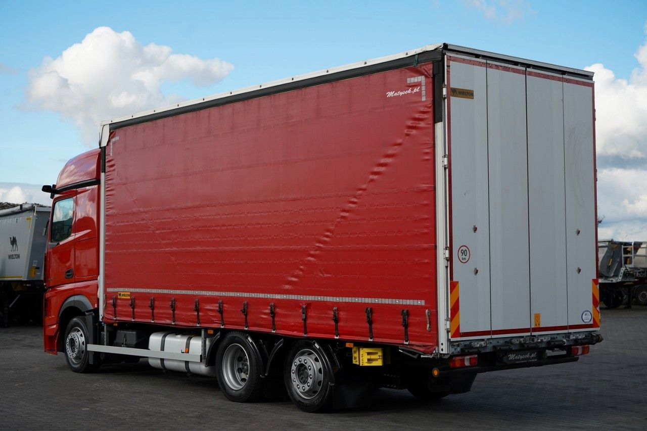 Mercedes-Benz ACTROS 2545 / SOLÓWKA / 6x2 / OŚ PODNOSZONA / B - Тентована вантажівка: фото 3 Mercedes-Benz ACTROS 2545 / SOLÓWKA / 6x2 / OŚ PODNOSZONA / B - Тентована вантажівка: фото 3