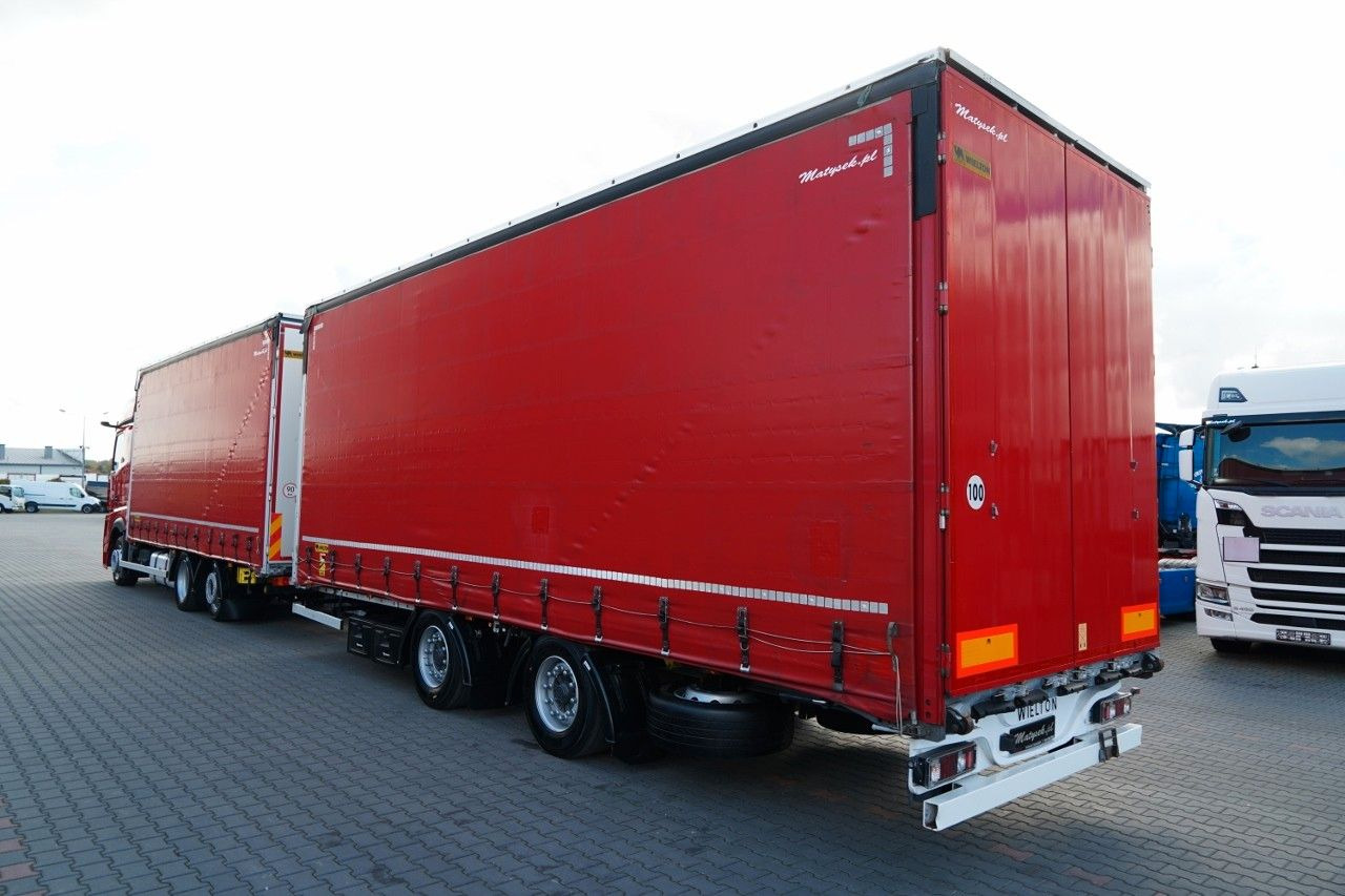 Mercedes-Benz ACTROS 2545 / ZESTAW TANDEM 120 M3 / PRZEJAZDOW - Тентована вантажівка: фото 3 Mercedes-Benz ACTROS 2545 / ZESTAW TANDEM 120 M3 / PRZEJAZDOW - Тентована вантажівка: фото 3