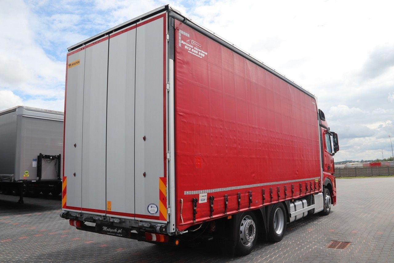 Mercedes-Benz ACTROS 2548 / ZESTAW TANDEM 120 M3 / PRZEJAZDOWY - Тентована вантажівка: фото 3 Mercedes-Benz ACTROS 2548 / ZESTAW TANDEM 120 M3 / PRZEJAZDOWY - Тентована вантажівка: фото 3