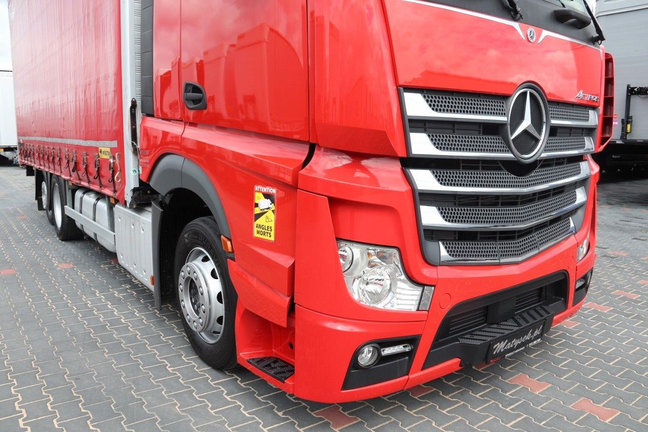 Mercedes-Benz ACTROS 2548 / ZESTAW TANDEM 120 M3 / PRZEJAZDOWY - Тентована вантажівка: фото 4 Mercedes-Benz ACTROS 2548 / ZESTAW TANDEM 120 M3 / PRZEJAZDOWY - Тентована вантажівка: фото 4