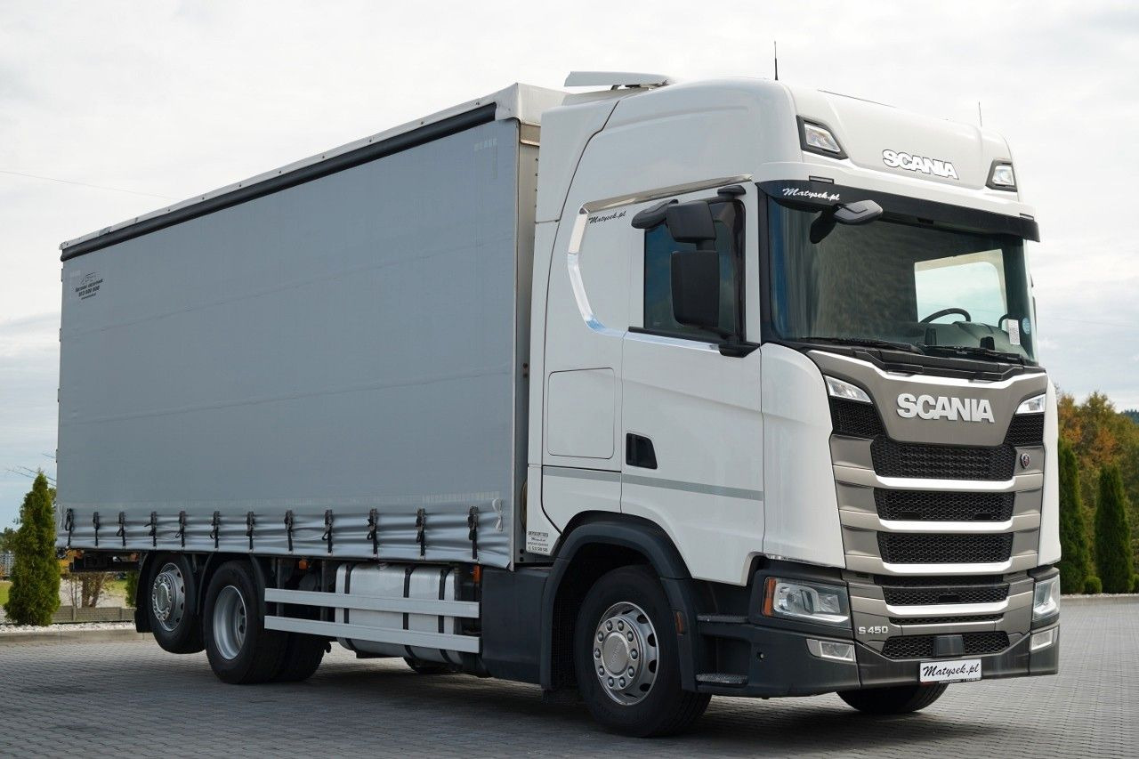 Scania S 450 / SOLÓWKA / 6X2 / OŚ PODNOSZONA / 2019 / - Тентована вантажівка: фото 1 Scania S 450 / SOLÓWKA / 6X2 / OŚ PODNOSZONA / 2019 / - Тентована вантажівка: фото 1