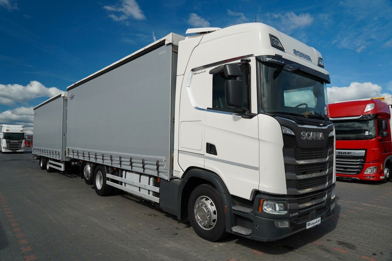 Scania S 450 / ZESTAW TANDEM / 120 M3 / I-PARK COOL Scania S 450 / ZESTAW TANDEM / 120 M3 / PO KONTRAKCIE S - Тентована вантажівка: фото 2 Scania S 450 / ZESTAW TANDEM / 120 M3 / I-PARK COOL Scania S 450 / ZESTAW TANDEM / 120 M3 / PO KONTRAKCIE S - Тентована вантажівка: фото 2