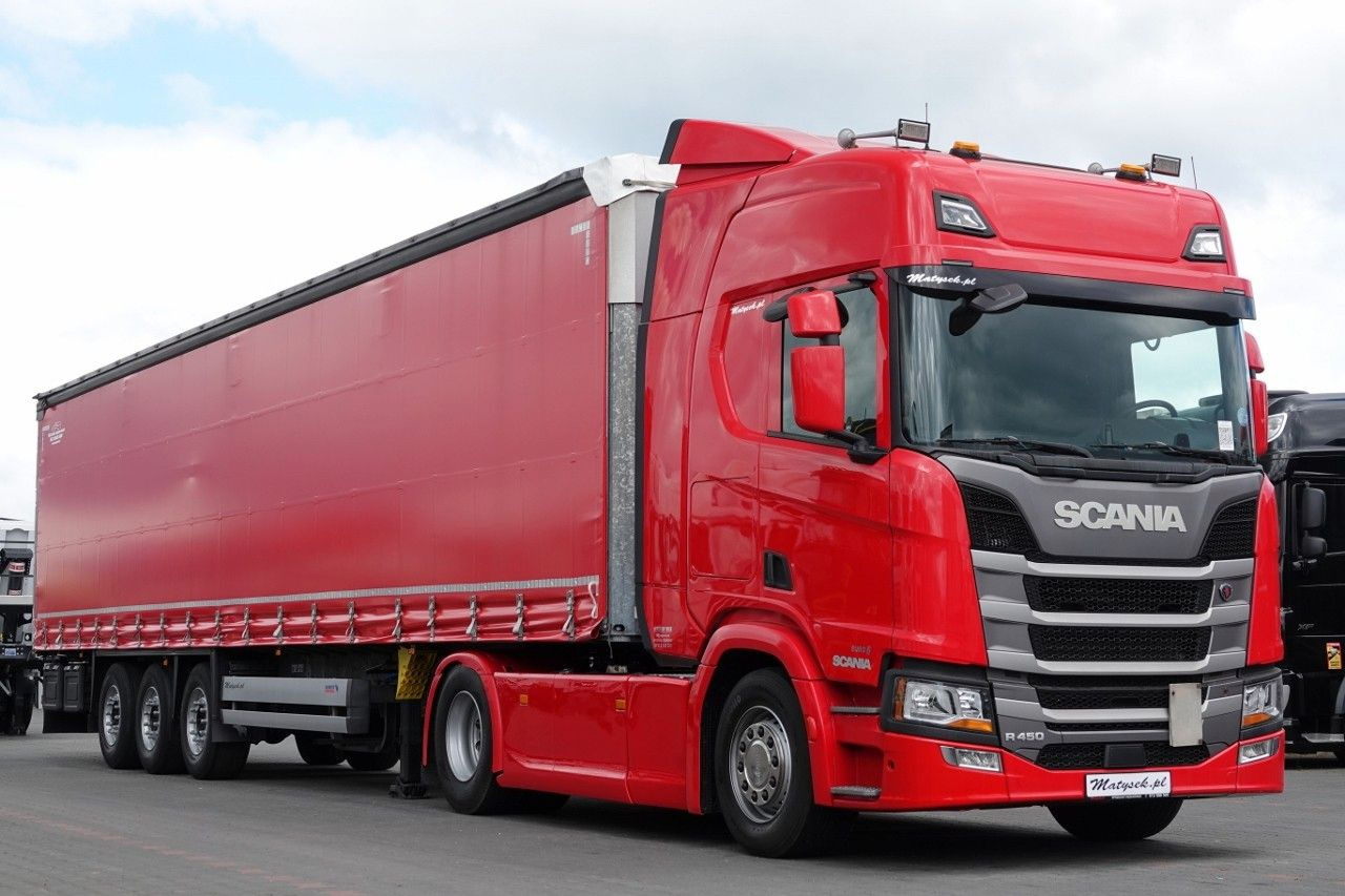 Scania R 450 / OPONY 100% / 2021 ROK / ZESTAW / FIRANKA - Тягач: фото 4 Scania R 450 / OPONY 100% / 2021 ROK / ZESTAW / FIRANKA - Тягач: фото 4