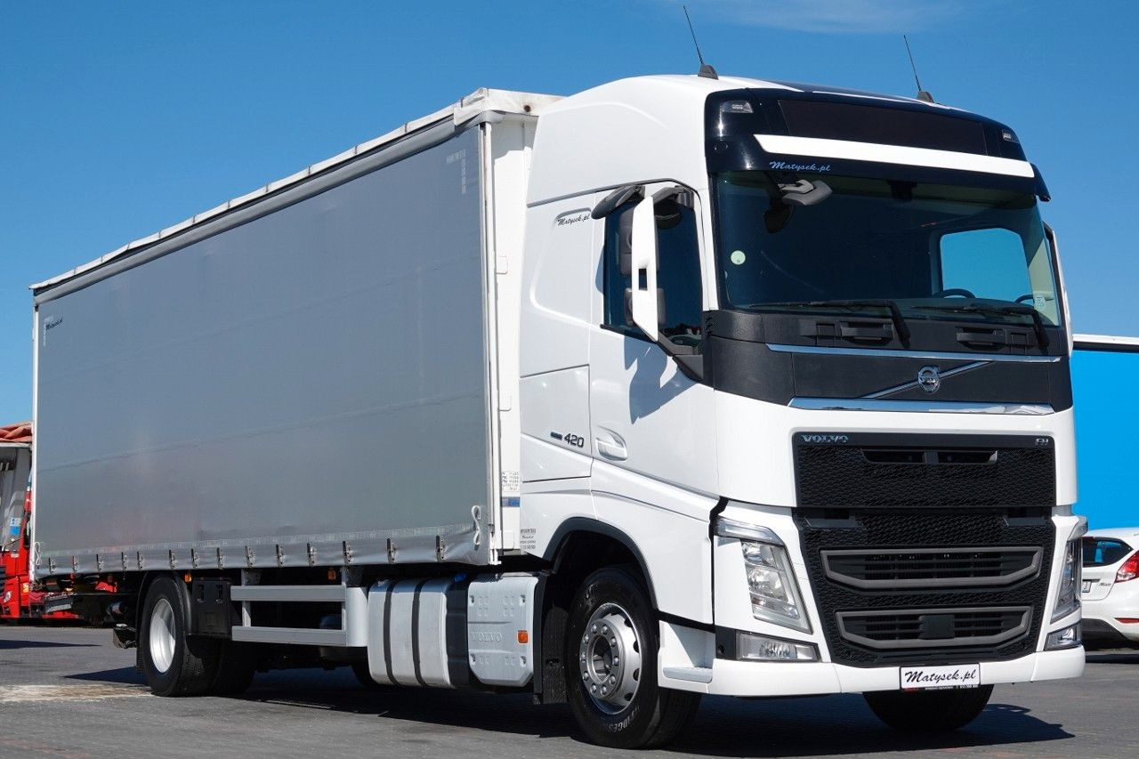 Volvo FH 420 / 4x2 / SOLÓWKA / FIRANKA 9.10 M / I-PARK - Тентована вантажівка: фото 4 Volvo FH 420 / 4x2 / SOLÓWKA / FIRANKA 9.10 M / I-PARK - Тентована вантажівка: фото 4