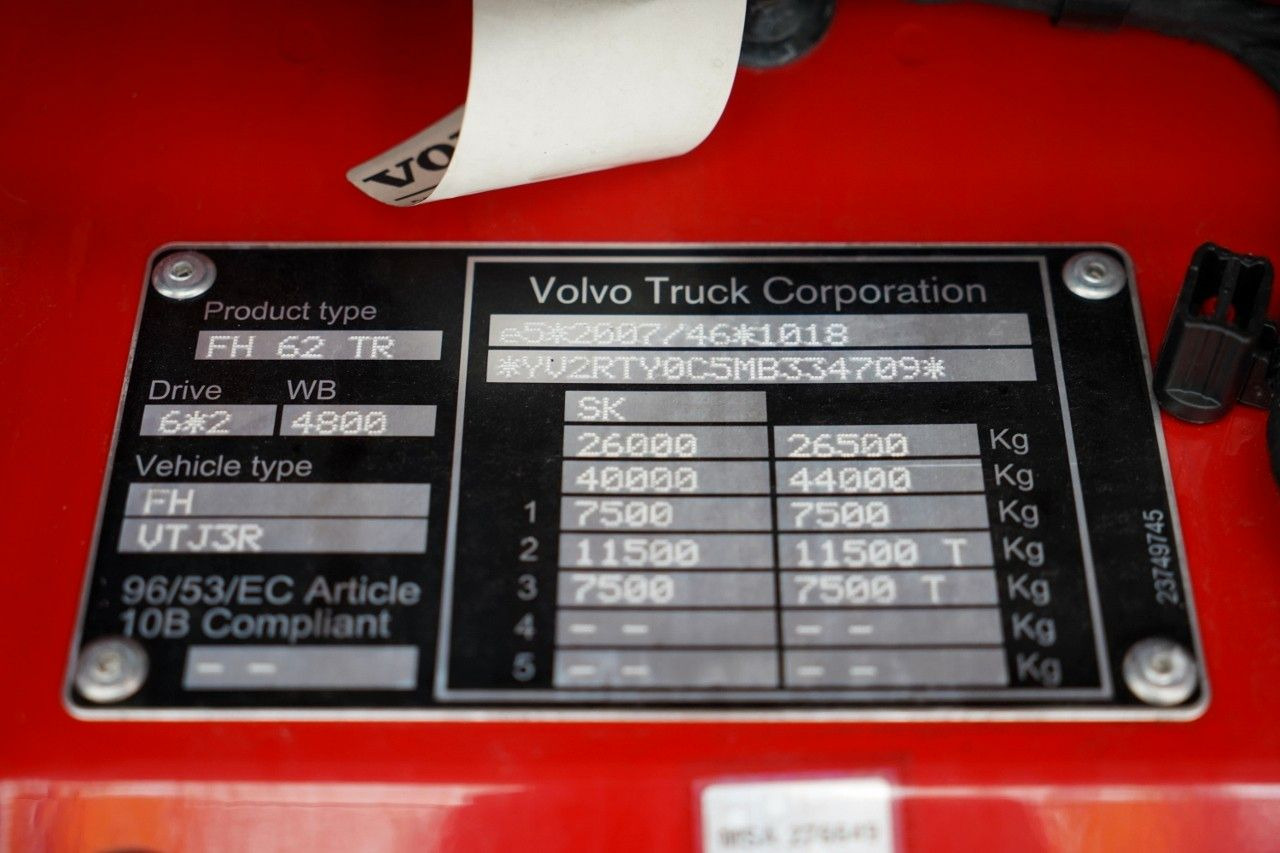 Тентована вантажівка Volvo FH 460 / I-SAVE / ZESTAW TANDEM 120 M3 / PRZEJAZ: фото 18