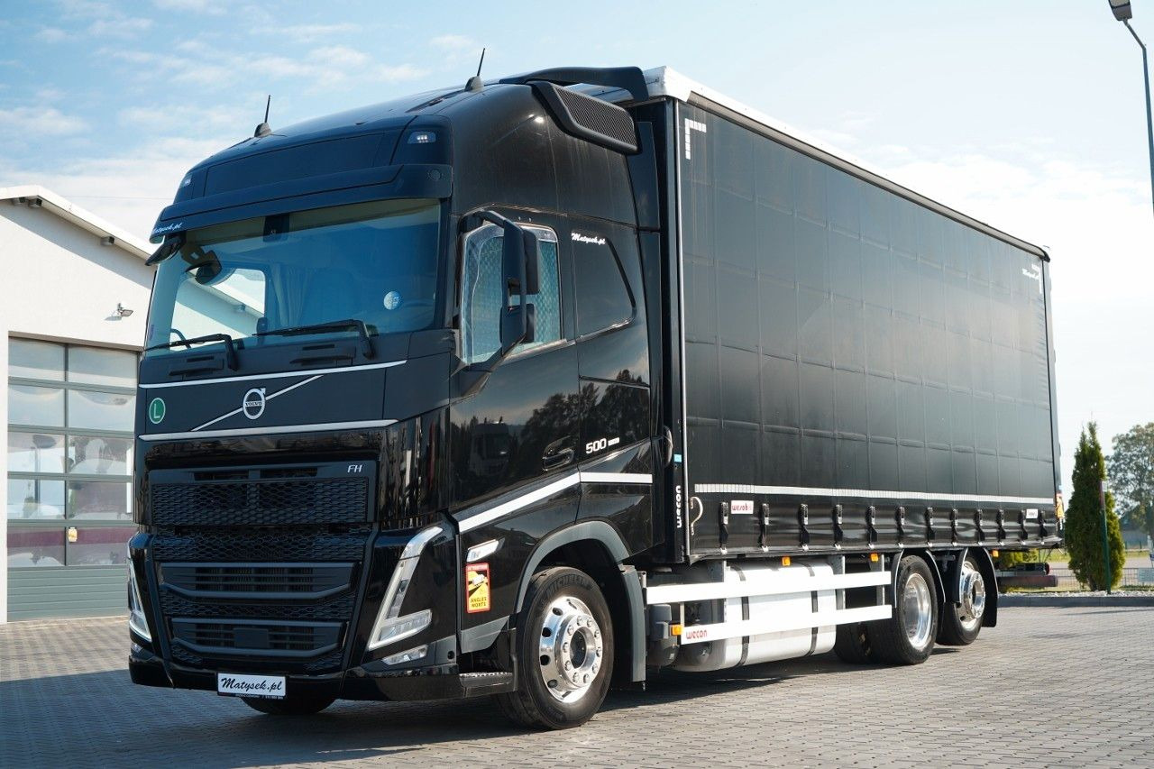 Volvo FH 500 / MEGA / ZESTAW TANDEM PRZEJAZDOWY 120 M3 - Тентована вантажівка: фото 1 Volvo FH 500 / MEGA / ZESTAW TANDEM PRZEJAZDOWY 120 M3 - Тентована вантажівка: фото 1