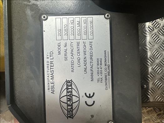 Обладнання для харчової промисловості AisleMaster 20S Forklift: фото 6