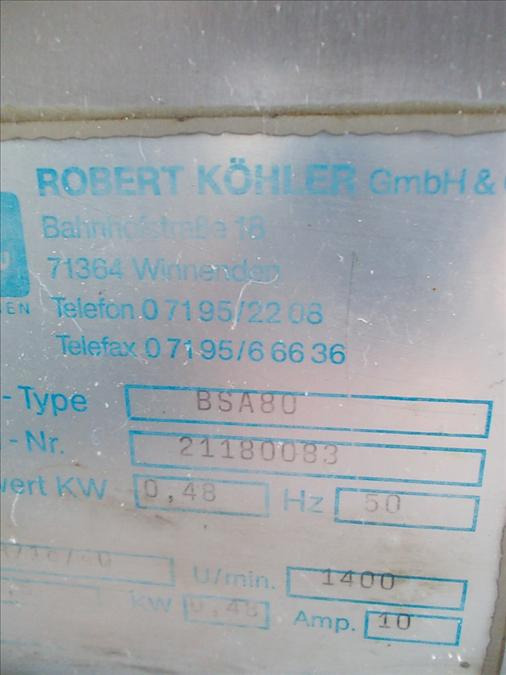 Erka BSA 80 80 Sheeter for Dough Strands (pretzel) - Обладнання для пекарні: фото 4 Erka BSA 80 80 Sheeter for Dough Strands (pretzel) - Обладнання для пекарні: фото 4