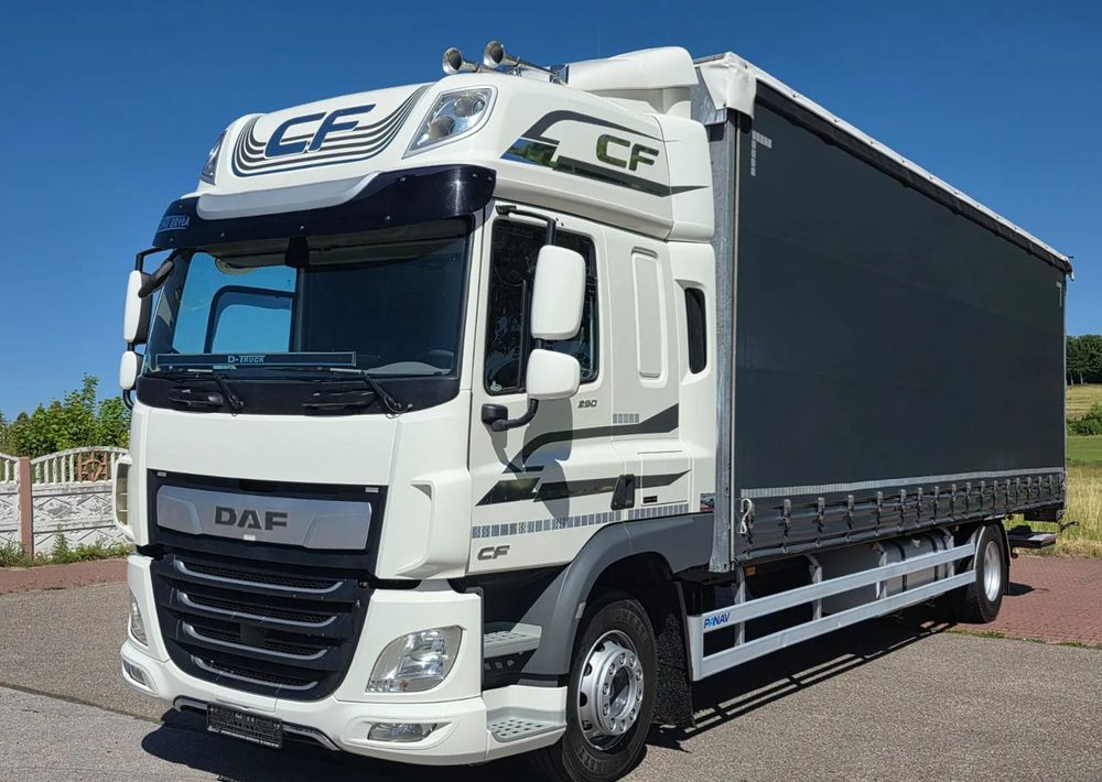 DAF CF290/CF320/FIRANKA/WINDA DHOLLANDIA / E6/JEDEN WŁAŚCICIEL/SPROWADZONY/22PALETY/2019/PODNOSZONY DACH/ JAK NOWY - Тентована вантажівка: фото 2 DAF CF290/CF320/FIRANKA/WINDA DHOLLANDIA / E6/JEDEN WŁAŚCICIEL/SPROWADZONY/22PALETY/2019/PODNOSZONY DACH/ JAK NOWY - Тентована вантажівка: фото 2