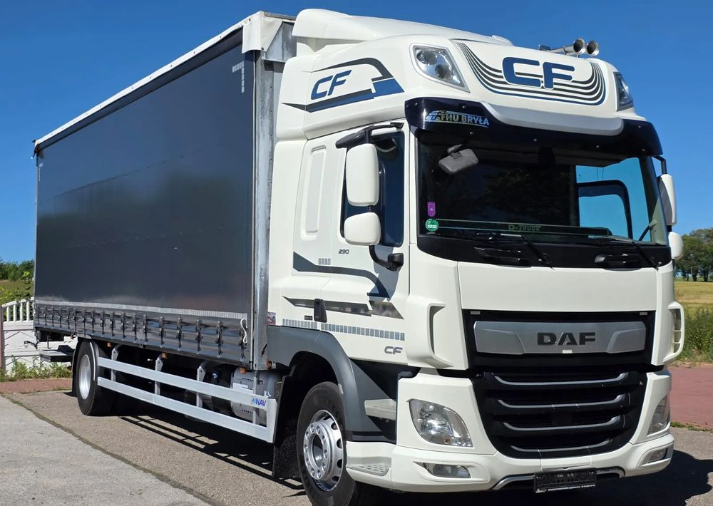 DAF CF290/CF320/FIRANKA/WINDA DHOLLANDIA / E6/JEDEN WŁAŚCICIEL/SPROWADZONY/22PALETY/2019/PODNOSZONY DACH/ JAK NOWY - Тентована вантажівка: фото 1 DAF CF290/CF320/FIRANKA/WINDA DHOLLANDIA / E6/JEDEN WŁAŚCICIEL/SPROWADZONY/22PALETY/2019/PODNOSZONY DACH/ JAK NOWY - Тентована вантажівка: фото 1