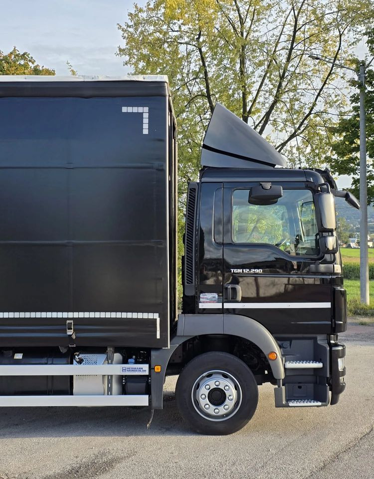Тентована вантажівка MAN TGM 12.290 / 15.290 / E6/ FIRANKA /BOCZNE DRZWI / BURTO-FIRANKA / 18PALET / WINDA / NISKI PRZEBIEG / 2018/ CAŁY NA PODUSZKACH / SERWISOWANY: фото 9