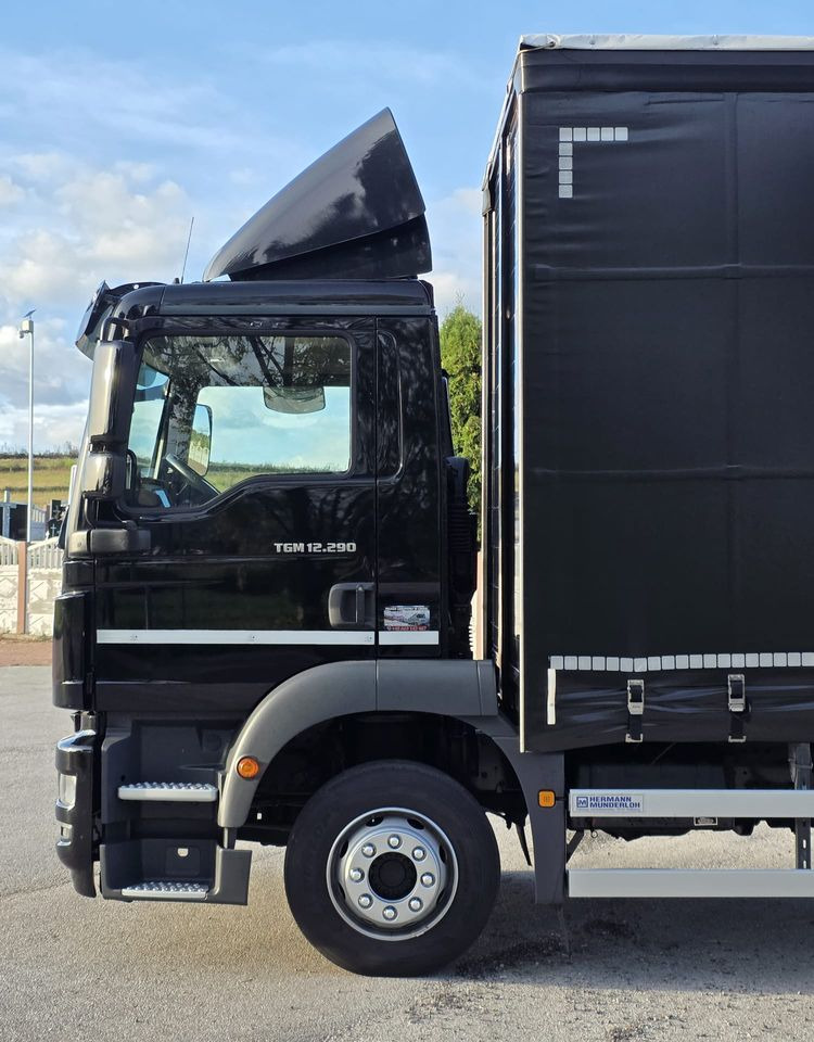 Тентована вантажівка MAN TGM 12.290 / 15.290 / E6/ FIRANKA /BOCZNE DRZWI / BURTO-FIRANKA / 18PALET / WINDA / NISKI PRZEBIEG / 2018/ CAŁY NA PODUSZKACH / SERWISOWANY: фото 10