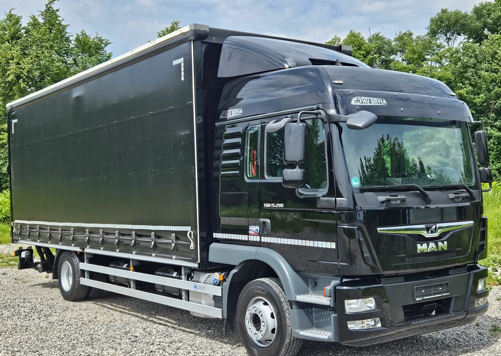 MAN TGM 15.290 / FIRANKA / 2019R / SPROWADZONY/ 7500 ŁADOWNOŚĆ / 18 PALET / E6 / JAK NOWY / WINDA / - Тентована вантажівка: фото 1 MAN TGM 15.290 / FIRANKA / 2019R / SPROWADZONY/ 7500 ŁADOWNOŚĆ / 18 PALET / E6 / JAK NOWY / WINDA / - Тентована вантажівка: фото 1