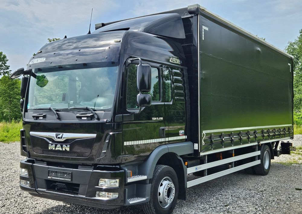 MAN TGM 15.290 / FIRANKA / 2019R / SPROWADZONY/ 7500 ŁADOWNOŚĆ / 18 PALET / E6 / JAK NOWY / WINDA / - Тентована вантажівка: фото 2 MAN TGM 15.290 / FIRANKA / 2019R / SPROWADZONY/ 7500 ŁADOWNOŚĆ / 18 PALET / E6 / JAK NOWY / WINDA / - Тентована вантажівка: фото 2