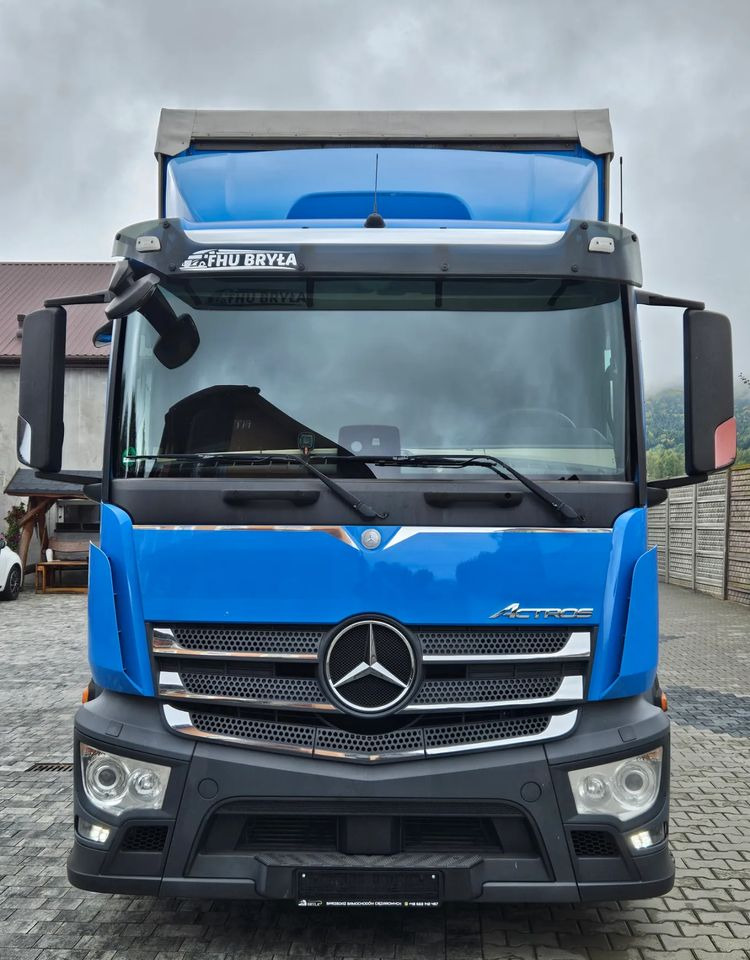 Mercedes-Benz ACTROS 1835 / FIRANKA / WINDA / 19 EUROPALET / AUTOMAT / Z NIEMIEC / 2016/DUŻA ŁADOWNOŚĆ - Тентована вантажівка: фото 3 Mercedes-Benz ACTROS 1835 / FIRANKA / WINDA / 19 EUROPALET / AUTOMAT / Z NIEMIEC / 2016/DUŻA ŁADOWNOŚĆ - Тентована вантажівка: фото 3