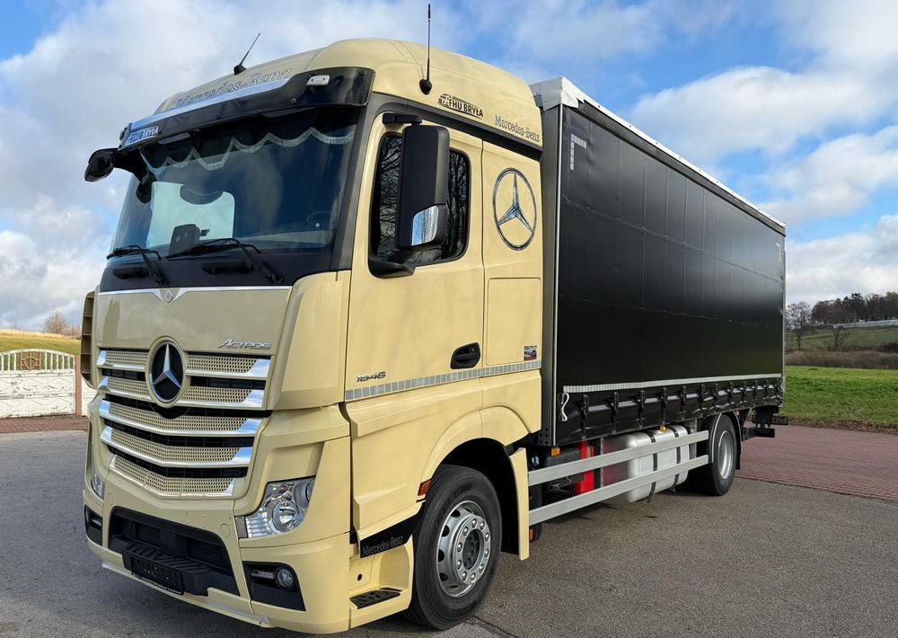 Mercedes-Benz ACTROS 1846 / FIRANKA / WINDA / 18 EUROPALET / AUTOMAT / Z NIEMIEC / 2019 / PRZEBIEG 370 TYŚ KM - Тентована вантажівка: фото 1 Mercedes-Benz ACTROS 1846 / FIRANKA / WINDA / 18 EUROPALET / AUTOMAT / Z NIEMIEC / 2019 / PRZEBIEG 370 TYŚ KM - Тентована вантажівка: фото 1