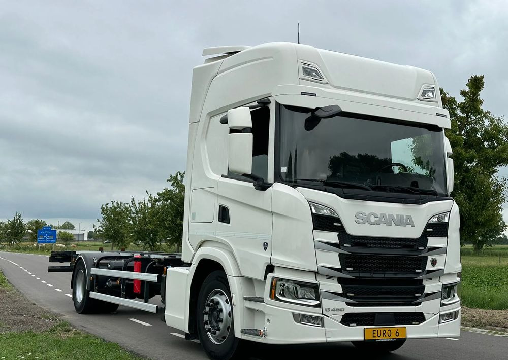 Scania G450 / G410 / BDF / RAMA / E6 / CAŁA NA PODUSZKACH / ROZSTAW OSI 5.5M / LAWETA / DO ŻYWCA / DO BYDŁA / SKÓRY / DO ZABUDOWY / SPROWADZONA - Вантажівка шасі: фото 2 Scania G450 / G410 / BDF / RAMA / E6 / CAŁA NA PODUSZKACH / ROZSTAW OSI 5.5M / LAWETA / DO ŻYWCA / DO BYDŁA / SKÓRY / DO ZABUDOWY / SPROWADZONA - Вантажівка шасі: фото 2